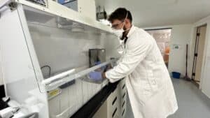 scientist in a laboratory