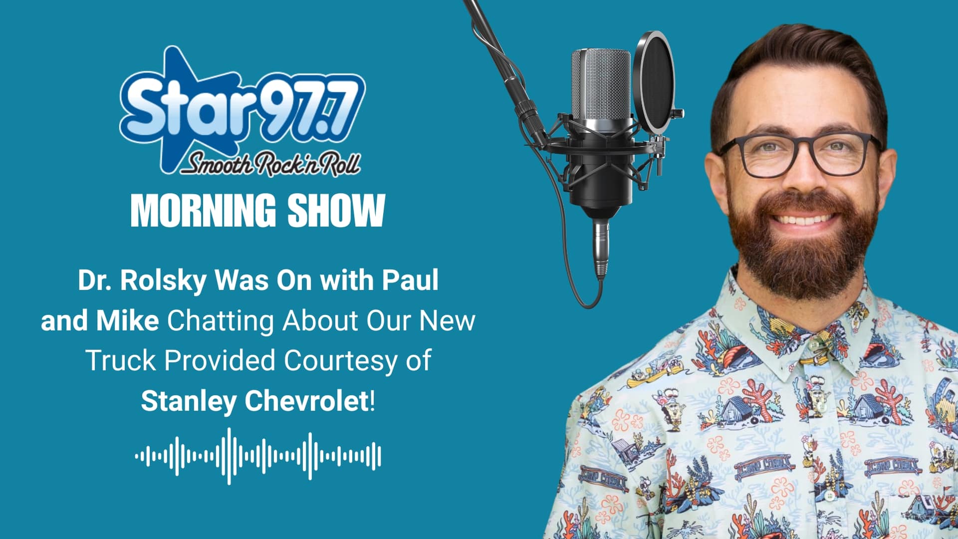 Robertm Rolsky Dr. Charlie Rolsky On the Star 97.7 Morning Show | Shaw Institute